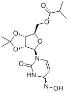 CAS 登录号：2346620-55-9, 2',3'-O-(1-甲基亚乙基)-尿苷4-肟5'-(2-甲基丙酸酯)