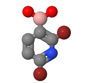 1256355-52-8；2,6-二溴吡啶-3-硼酸