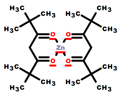 双(2,2,6,6,-四甲基-3,5-庚二酮酸)锌