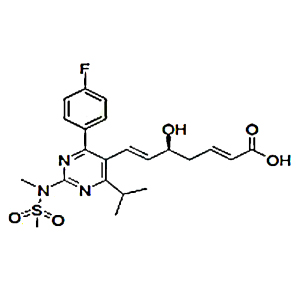 Rosuvastatin Impurity 2 (3-dehydro acid hydrolysis)