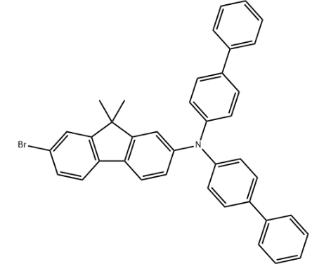 N,N-二([1,1'-联苯基]-4-基)-7-溴-9,9-二甲基-9H-芴-2-胺