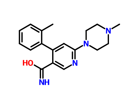 6-(4-甲基哌嗪-1-基)-4-(2-甲基苯基)烟酰胺