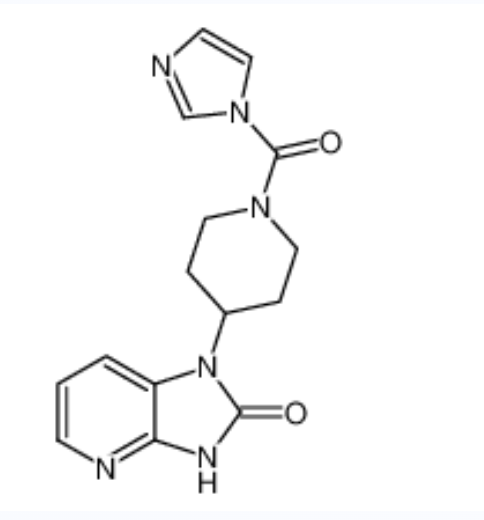 1-(1-(1H-咪唑酸乙酯-1-羰基)吡啶-4-YL)-1H-咪唑[4,5-B]吡啶-2(3H)-酮