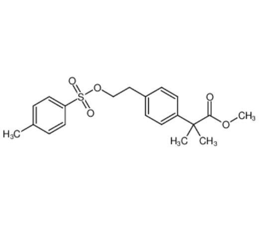 甲基-2-甲基-2-(4-2-对甲苯磺酰氧基乙基苯基异丙酯