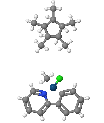 945491-51-0；氯(五甲基环戊二烯基)[(2 -吡啶基-KN)苯基架KC]铱(Ⅲ)
