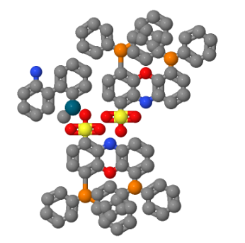 1602922-03-1；甲磺酸[4,6-双(二苯基膦)吩噁嗪](2'-氨基)钯(II)