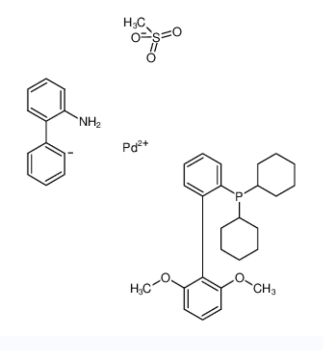 甲烷磺酸(2-二环己基膦基-2',6'-二甲氧基-1,1'-联苯基)(2'-氨基-1,1'-联苯-2-基)钯(II)