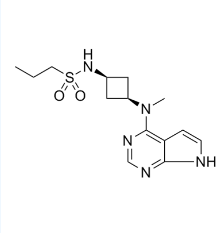 N-[顺式-3-(甲基-7H-吡咯并[2,3-D]嘧啶-4-基氨基)环丁基]-1-丙磺酰胺