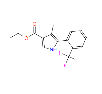 1H-Pyrrole-3-carboxylic acid, 4-methyl-5-[2-(trifluoromethyl)phenyl]-, ethyl ester