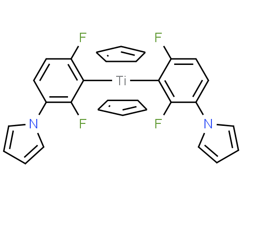 双2,6-二氟-3-吡咯苯基二茂钛；125051-32-3