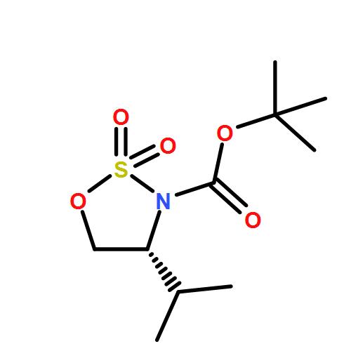 tert-butyl (R)-4-isopropyl-1,2,3-oxathiazolidine-3-carboxylate 2,2-dioxide