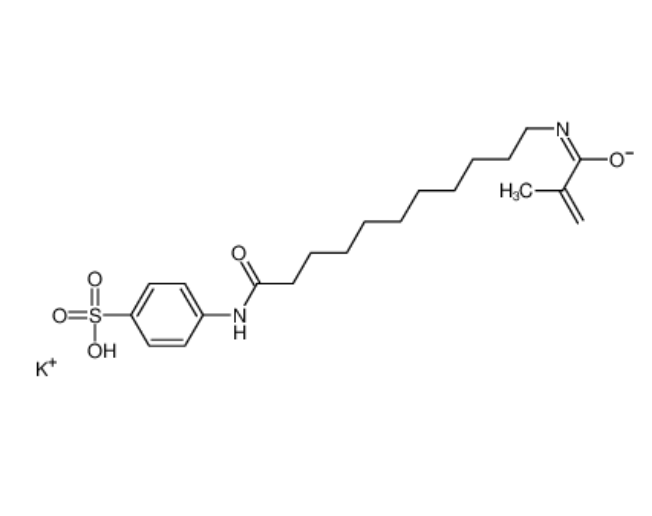 钾4-{[11-(甲基丙烯酰氨基)十一碳酰]氨基}苯磺酸酯
