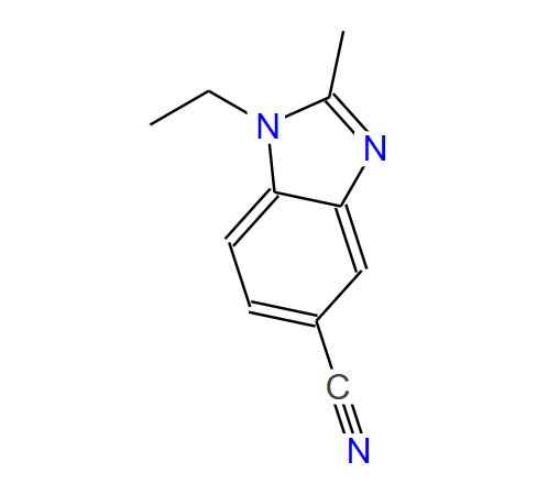 62306-08-5；1-乙基-2-甲基-5-氰基苯并咪唑