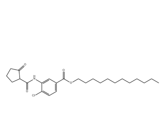 氧代环戊烷烃-1-[2-氯-5-十二烷氧基羰基聚苯胺]