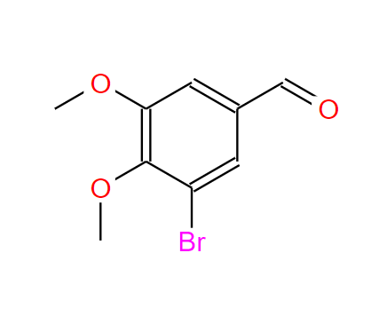 3-溴-4,5-二甲氧基苯甲醛；6948-30-7