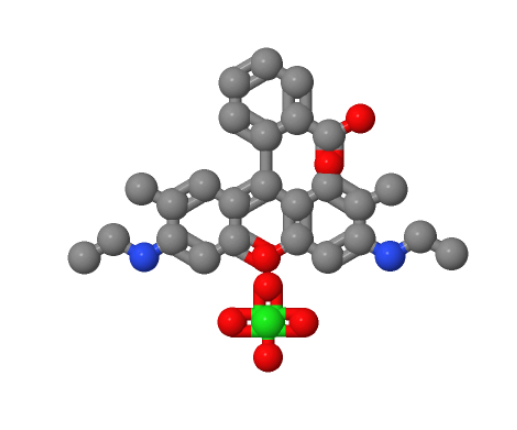 25152-49-2；9-(2-羰基苯基)-3,6-双(乙氨基)-2,7-二甲基占吨翁内盐