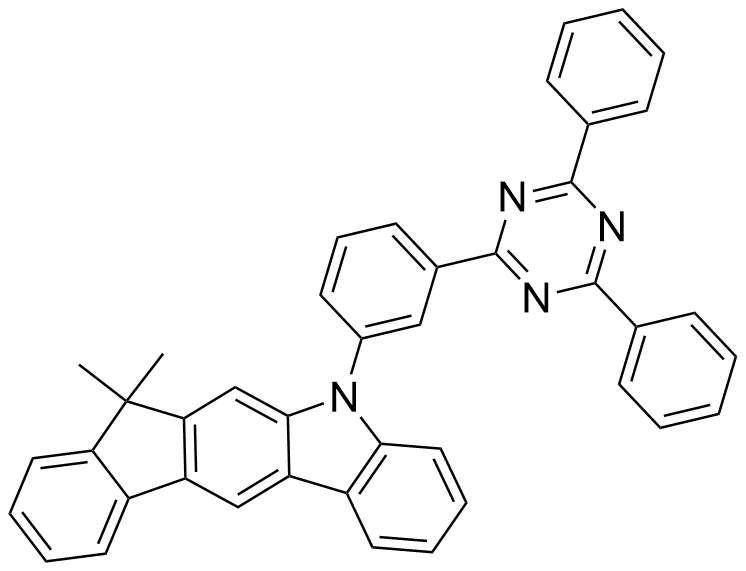 5-(3-(4,6-diphenyl-1,3,5-triazin-2-yl)phenyl)-7,7-dimethyl-5,7-dihydroindeno[2,1-b]carbazole