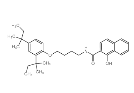 N-[4-[2,4-双(1,1-二甲基丙基)苯氧基]丁基]-1-羟基-2-萘甲酰胺
