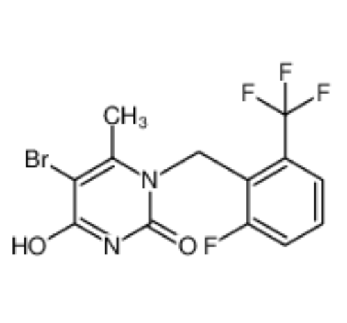 5-溴-1-[2-氟-6-(三氟甲基)苄基]-6-甲基嘧啶-2,4(1H,3H)-二酮