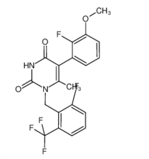 5-(2-氟-3-甲氧基苯基)-1-[[2-氟-6-(三氟甲基)苯基]甲基]-6-甲基-2,4(1H,3H)-嘧啶二酮