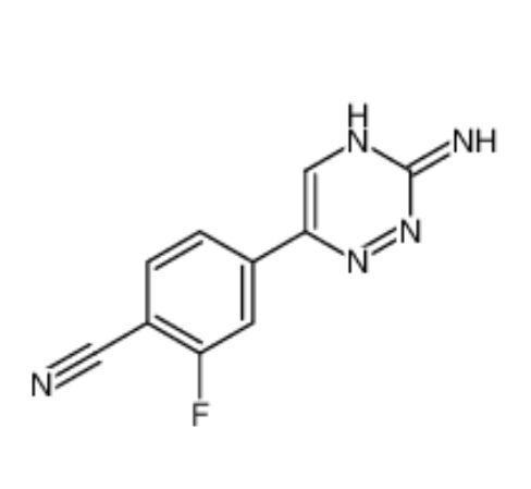 4-(3-氨基-1,2,4-三嗪)-2-氟苯甲腈