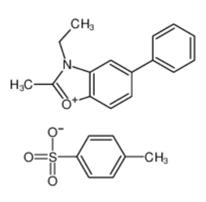 3-乙基-2-甲基-5-苯基-1，3-苯并恶唑-3-鎓，4-甲基苯磺酸酯