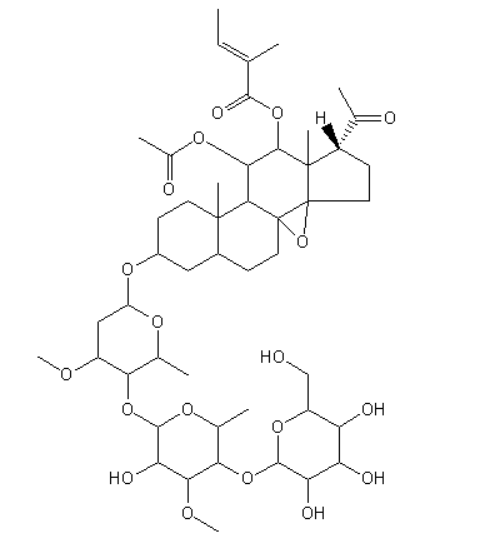 11α-O-巴豆酰-12β-O-乙酰通关藤苷A