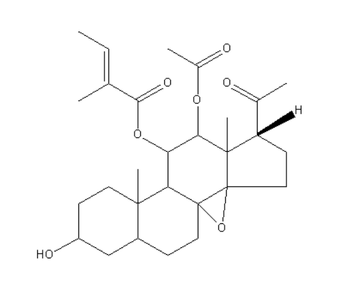 11α-O-巴豆酰-12β-O-乙酰通关藤苷元B