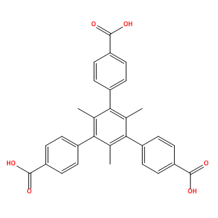 1,3,5-三甲基-2,4,6-三(4-羧基苯基)苯
