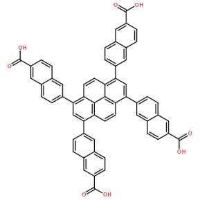 HOF:HOF-14氢键有机骨架,分子式:C60H34O8-齐岳生物