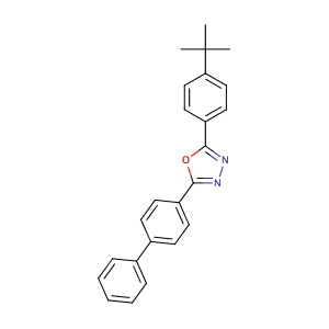 2-(4'-叔丁苯基)-5-(4'-联苯基)-1,3,4-噁二唑