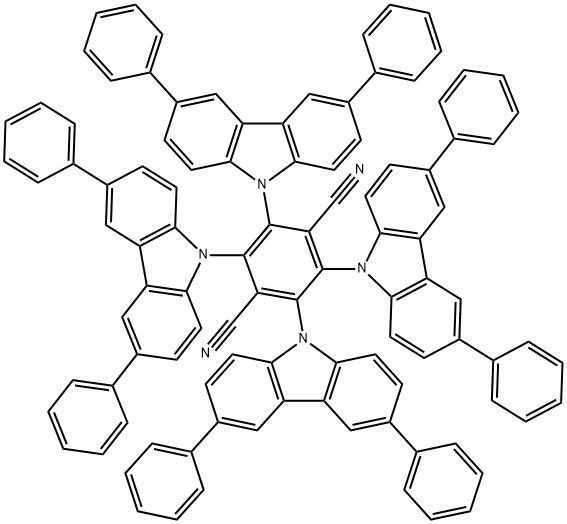 2,3,5,6-四(3,6-二苯基-9-咔唑基)-对苯二腈