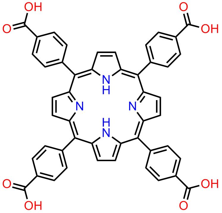 中-四(4-羧基苯基)卟吩,cas:14609-54-2-齐岳生物