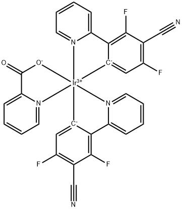 二[2-(5-氰基-4,6-二氟苯基)吡啶-C2,N)]吡啶甲酰合铱