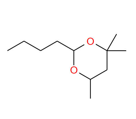 2-丁基-4,4,6-三甲基-1,3-二氧代环己烷；54546-26-8