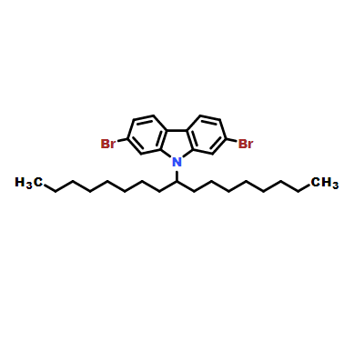 2,7-二溴-9-(1-辛基壬基)-9H-咔唑