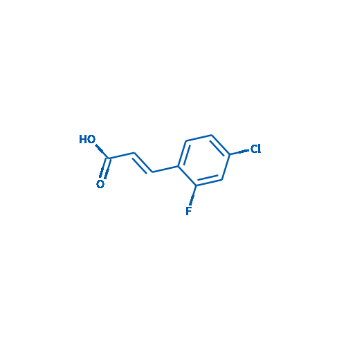 4-氯-2-氟肉桂酸,主要为反式