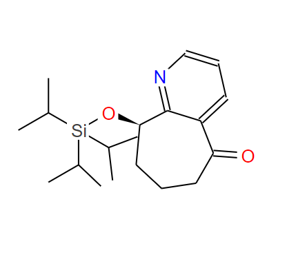 （R）-9- （（三异丙基硅基）氧基-6,7,8,9-四氢-5H-环庚[b]吡啶-5-盐酸盐