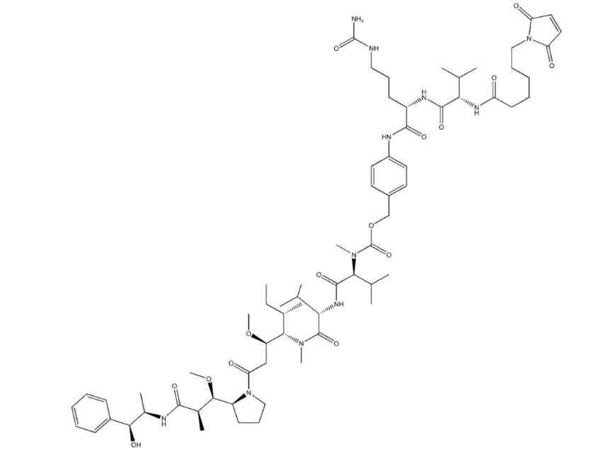 马来酰亚胺己酰基-缬氨酸-瓜氨酸-对氨基苄氧羰基单甲基奥瑞他汀E