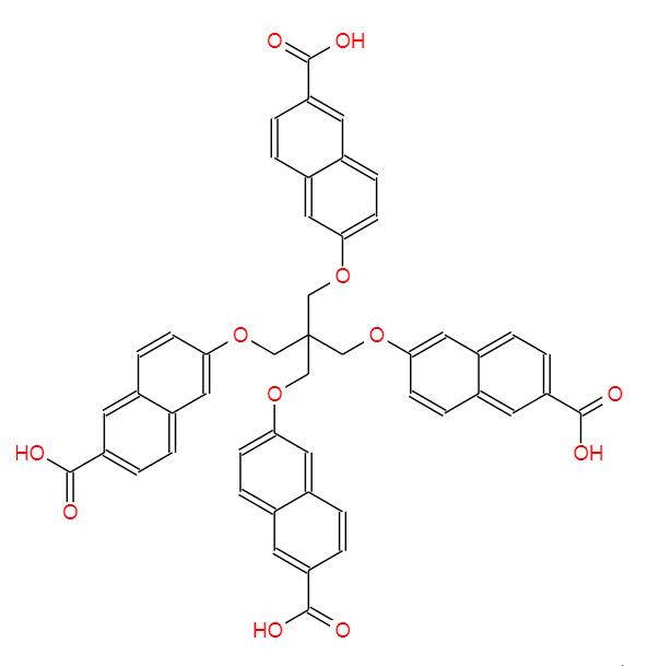 2-Naphthjavascript:void(0)alenecarboxylic acid, 6,6'-[[2,2-bis[[(6-carboxy-2-naphthalenyl)oxy]methyl