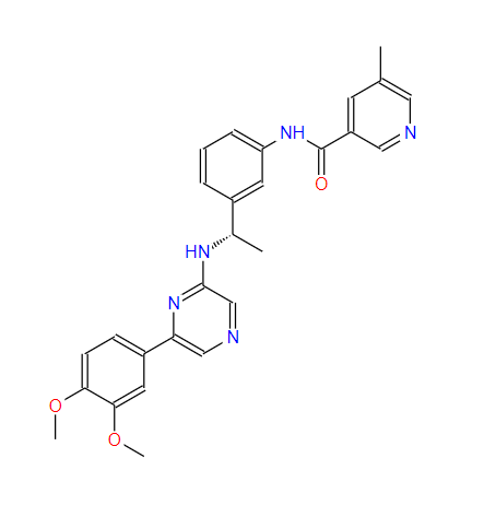(S)-N-(3-(1-((6-(3,4-二甲氧基苯基)吡嗪-2-基)氨基)乙基)苯基)-5-甲基烟酰胺