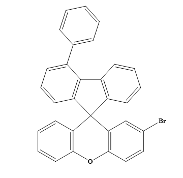 2′-溴-4-苯基螺[9H-芴-9,9′-[9H]氧杂蒽]；1609484-55-0