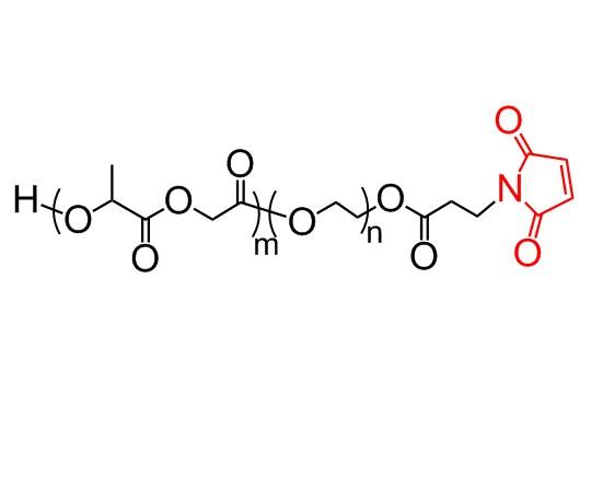 聚（D,L-丙交酯-co-乙交酯）聚乙二醇-马来酰亚胺