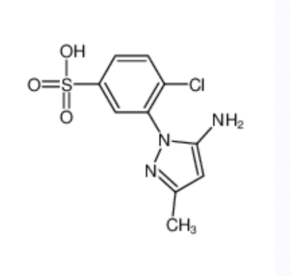 3-(5-氨基-3-甲基-1H-吡唑-1-基)-4-氯苯磺酸