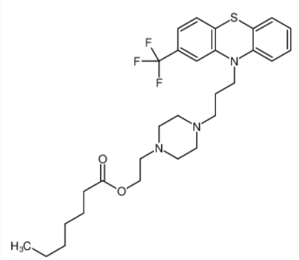 2-[4-[3-[2-(三氟甲基)吩噻嗪-10-基]丙基]哌嗪-1-基]乙基庚酸酯