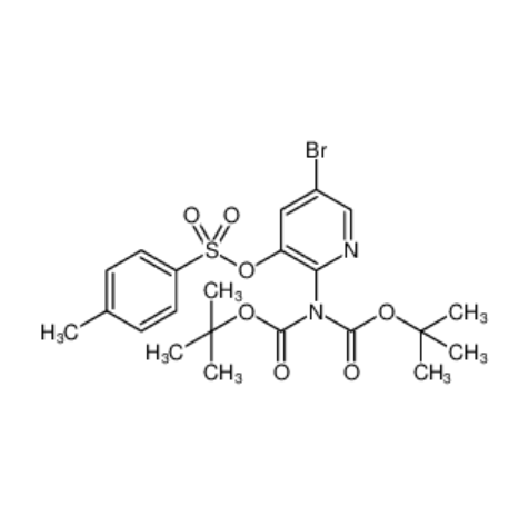 2-(二(叔丁氧羰基)氨基)-5-溴吡啶-3-yl4-甲基苯磺酸酯