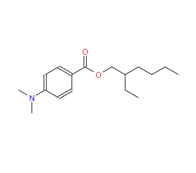 对二甲氨基苯甲酸异辛酯；21245-02-3