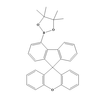 4-硼酸频哪醇酯-螺[9H-芴-9,9′-[9H]氧杂蒽]；1609484-75-4