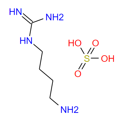 硫酸胍基丁胺；2482-00-0