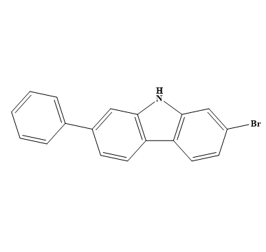 2-溴-7-苯基咔唑；1656983-56-0